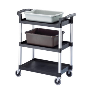 Cambro KD Small Utility Cart - Black