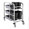 Vogue Stainless Steel Bussing Trolley