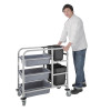 Vogue Stainless Steel Bussing Trolley