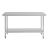 Vogue Stainless Steel Prep Table 1500mm