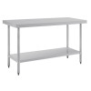 Vogue Stainless Steel Prep Table 1500mm