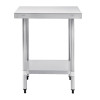 Vogue Stainless Steel Prep Table 600mm