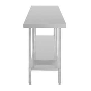 Vogue Premium Stainless Steel Table 2400mm