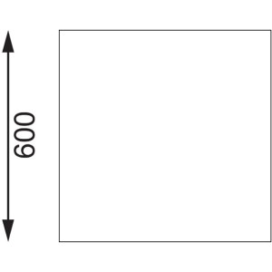 Vogue Stainless Steel Prep Table 600mm