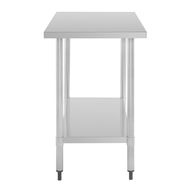 Nisbets Essentials Self Assembly Stainless Steel Table 800 x 600mm