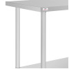 Nisbets Essentials Self Assembly Stainless Steel Table 800 x 600mm