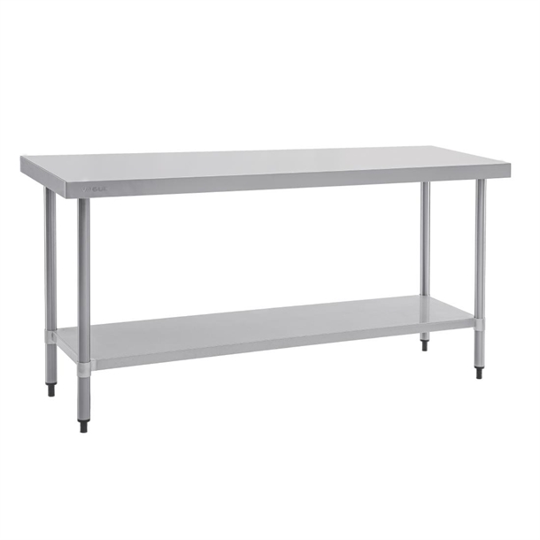 Vogue Stainless Steel Prep Table 1800mm