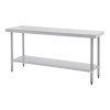 Vogue Stainless Steel Prep Table 1800mm
