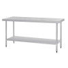 Vogue Stainless Steel Prep Table 1800mm