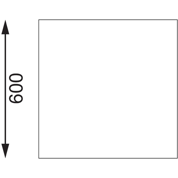 Vogue Stainless Steel Prep Table with Splashback 1200mm