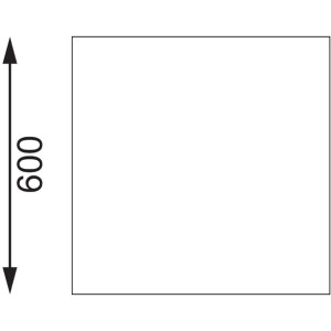 Vogue Stainless Steel Prep Table 1800mm