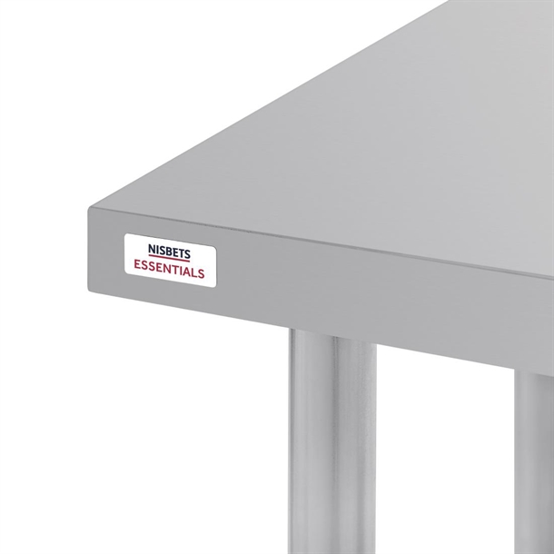 Nisbets Essentials Self Assembly Stainless Steel Table 1200 x 600mm