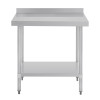 Vogue Stainless Steel Table with Splashback 900mm