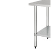 Vogue Stainless Steel Prep Table 900mm