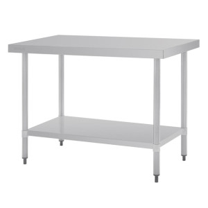 Vogue Stainless Steel Prep Table 1200mm