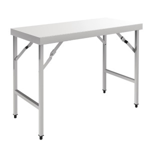 Vogue Stainless Steel Folding Table 1200mm