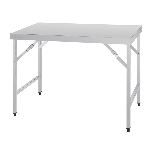 Vogue Stainless Steel Folding Table 1200mm