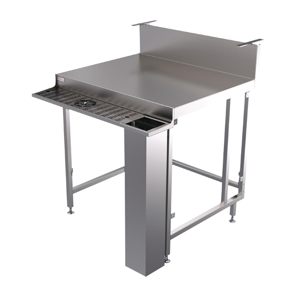 Simply Stainless Coffee Bench with Glass Rinser 1200 Series