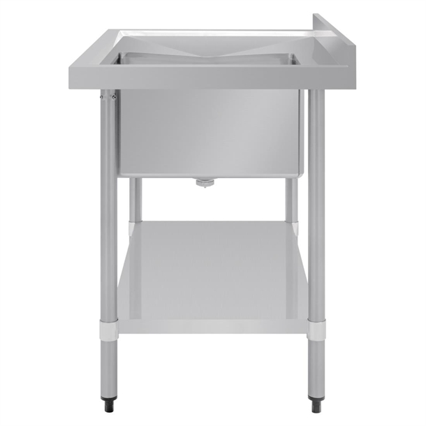 Vogue Single Bowl Sink L/H Drainer - 1000mm x 700mm 90mm Drain