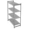 Cambro Camshelving Basics Plus 4 Tier Shelving Starter Unit - 1830x1525x460mm