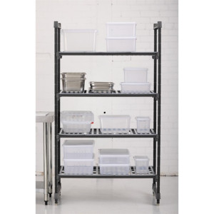 Cambro Camshelving Basics Plus  4 Tier Shelving Starter Unit - 1830x1070x610mm