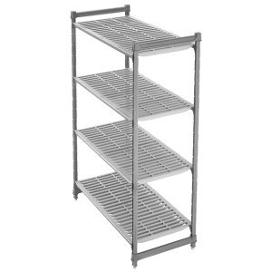 Cambro Camshelving Basics Plus 4 Tier Shelving Starter Unit - 1830x765x460mm