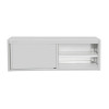 Vogue Wall Cupboard Stainless Steel - 650x1800x400mm