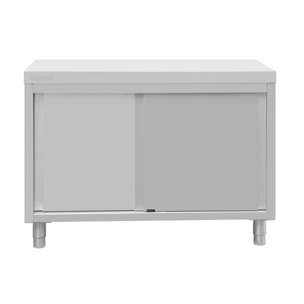 Vogue Standing Floor Cupboard Stainless Steel - 900x1200x600mm