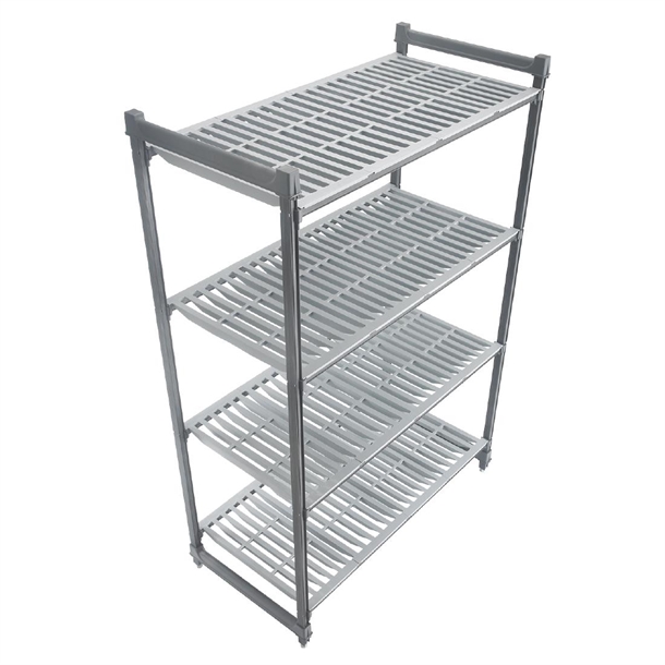 Cambro Camshelving Basics Plus 4 Tier  Shelving Starter Unit - 1830x1375x460mm