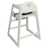 Bolero Wooden High Chair Antique White Finish