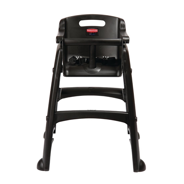 Rubbermaid Sturdy Black High Chair
