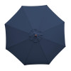 Bolero Round Outdoor Umbrella 2.5m Diameter Navy Blue