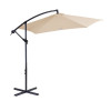 Milano Outdoor 3 Meter Hanging and Folding Umbrella - Beige