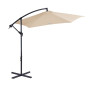 Milano Outdoor 3 Meter Hanging and Folding Umbrella - Beige