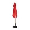 Bolero Square Umbrella 2.5m Diameter Red