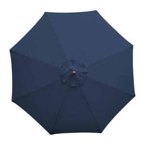 Bolero Round Outdoor Umbrella 3m Diameter Navy Blue