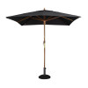 Bolero Square Outdoor Umbrella 2.5m Black