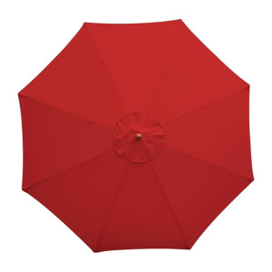 Bolero Round Umbrella 3m Diameter Red