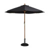 Bolero Round Outdoor Umbrella 3m Diameter Black