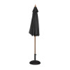 Bolero Round Outdoor Umbrella 3m Diameter Black