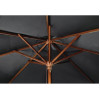 Bolero Round Outdoor Umbrella 3m Diameter Black