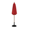 Bolero Round Umbrella 2.5m Diameter Red