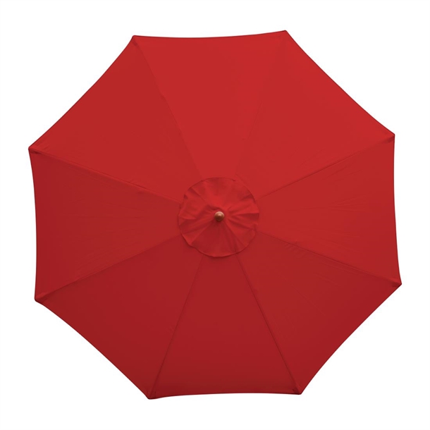 Bolero Round Umbrella 2.5m Diameter Red
