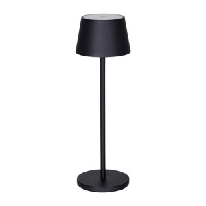Tablekraft Amelia Cordless LED Table Lamp - Black - 110x350mm