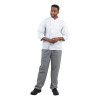 Whites Unisex Vegas Black & White Check Chef Pants