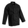 Whites Vegas Unisex Chef Jackets Long Sleeve Black