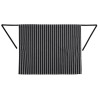 Whites Black & White Stripe Butchers Waist Apron (5 Pack)