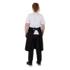 Southside Cotton Canvas Bistro Apron Black