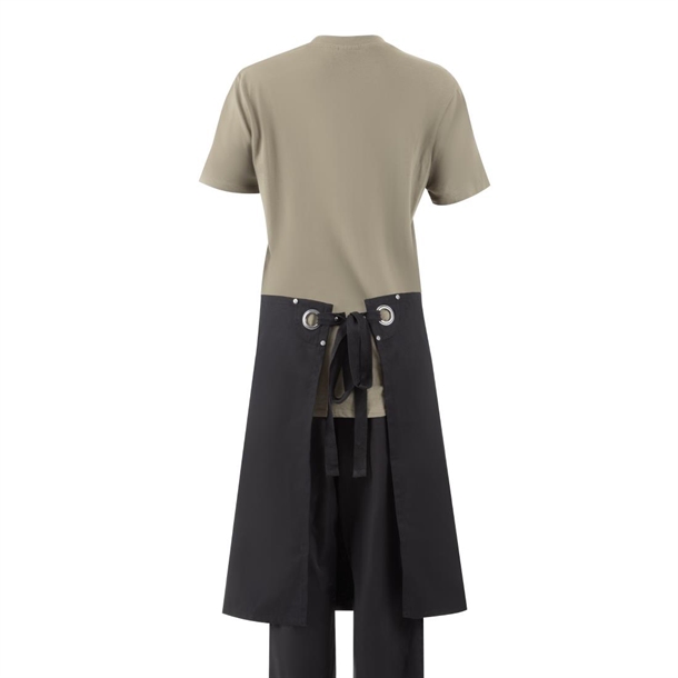 Southside Cotton Canvas Bistro Apron Black