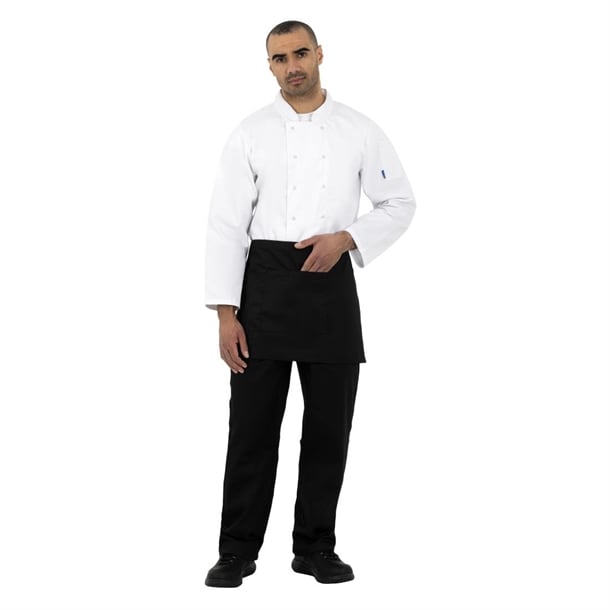 Whites Vegas Unisex Chef Jackets Long Sleeve White L (5 Pack)